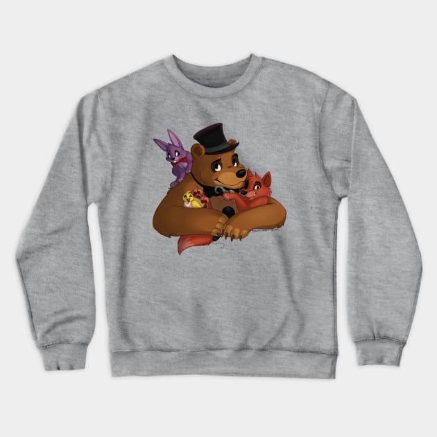 Five Nights Cutsie Crewneck Sweatshirt by IsharaHeart